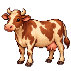 Grassland cow